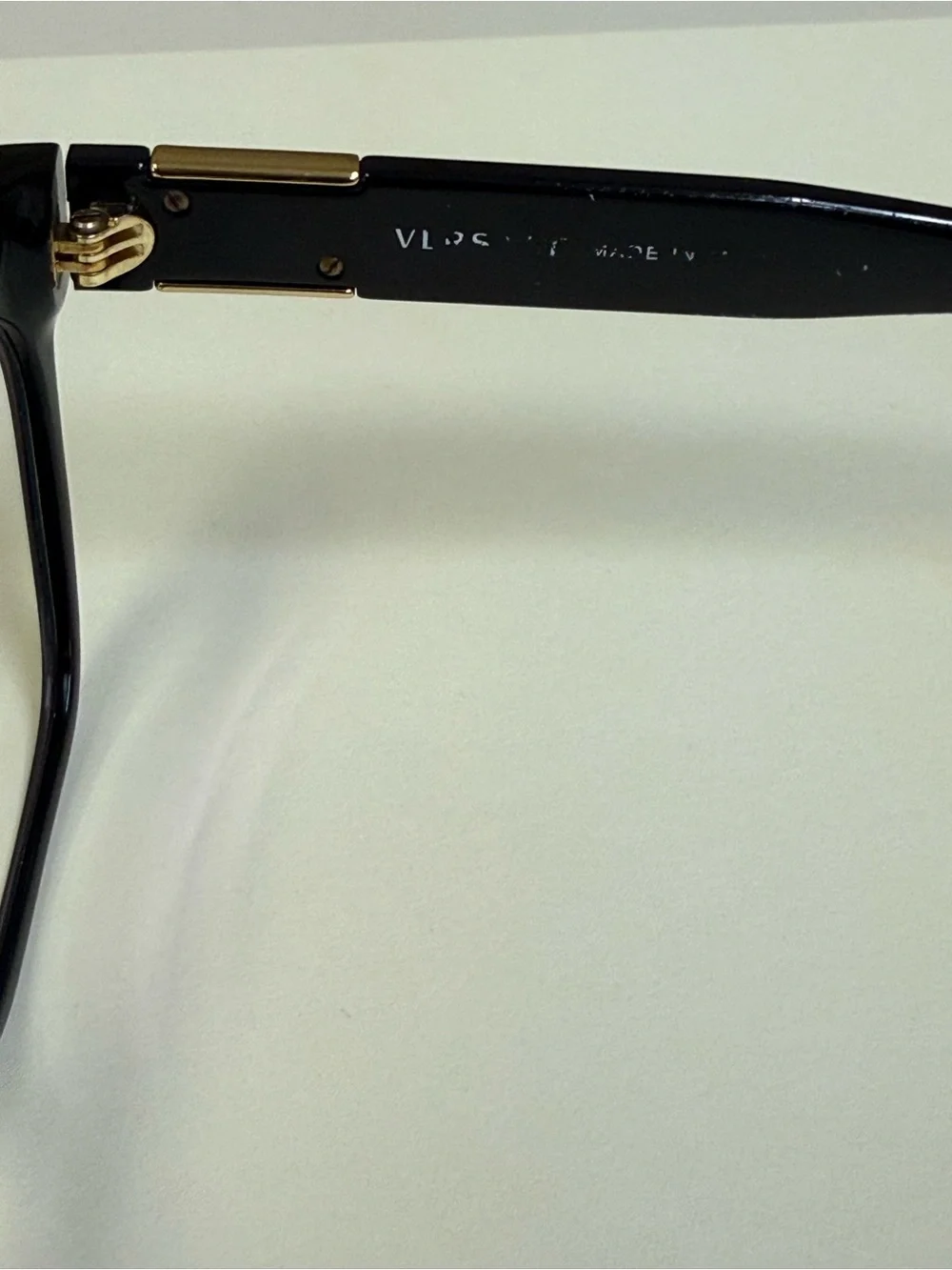 Versace MOD 3294 Black Cat Eye Prescription Eyeglasses Gold Medusa 53-18-140